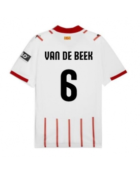 Billige Fotballdrakt Girona Donny van de Beek #6 Replika Hjemmedrakt 2025-26 Kortermet Billige Fotballdrakt Girona Donny van de Beek #6 Replika Hjemmedrakt 2025-26 Kortermet